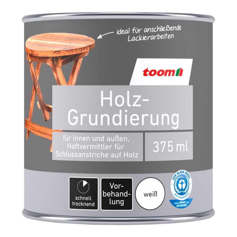 toom Holz-Grundierung weiß 375 ml