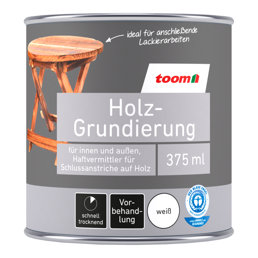 toom Holz-Grundierung weiß 375 ml