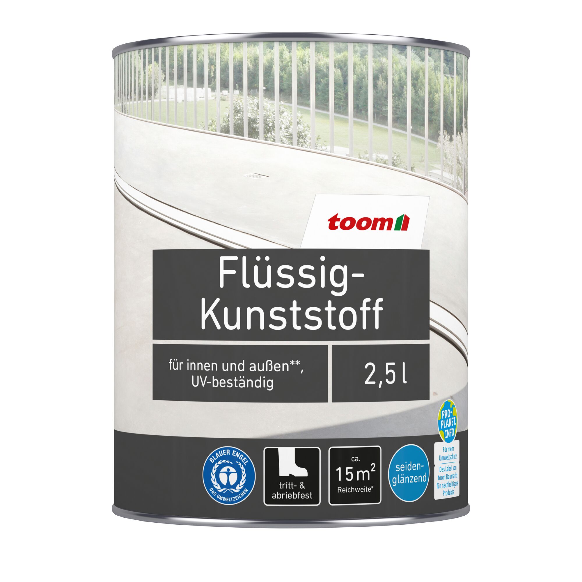 Dose Flüssigkunststoff von toom