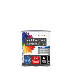 2in1 Buntlack 'Eisblume' weiß glänzend 125 ml