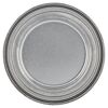 Verschlossener Metalldeckel einer Farbdose