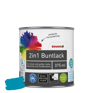 2in1 Buntlack 'Aquamarine' lichtblau seidenmatt 375 ml