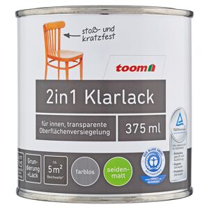 2in1 Klarlack transparent seidenmatt 375 ml