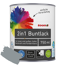 2in1 Buntlack 'Stadtgeflüster' silbergrau seidenmatt 750 ml