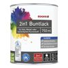 2in1 Buntlack 'Mitternacht' tiefschwarz glänzend 750 ml