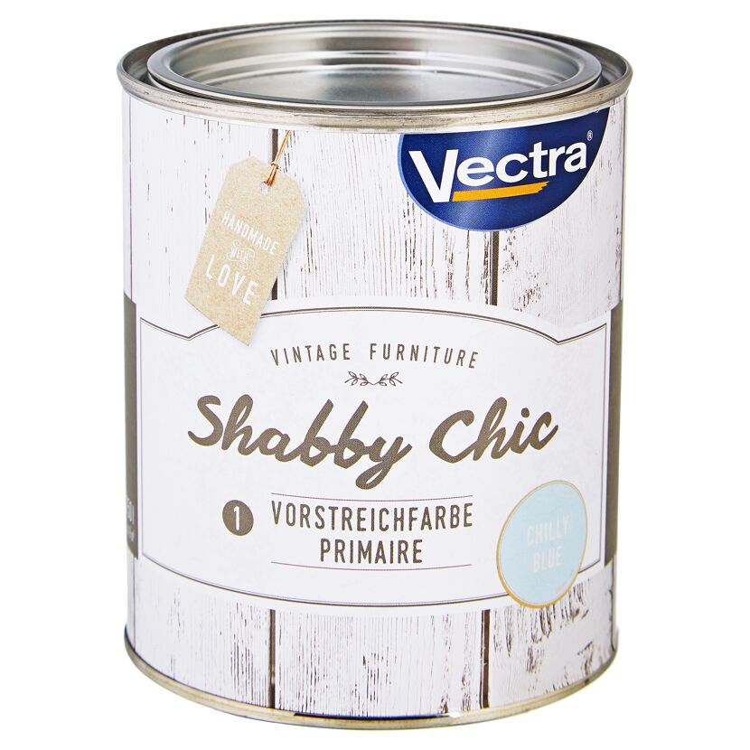 Vectra Shabby Chic Vorstreichfarbe Chilly Blue