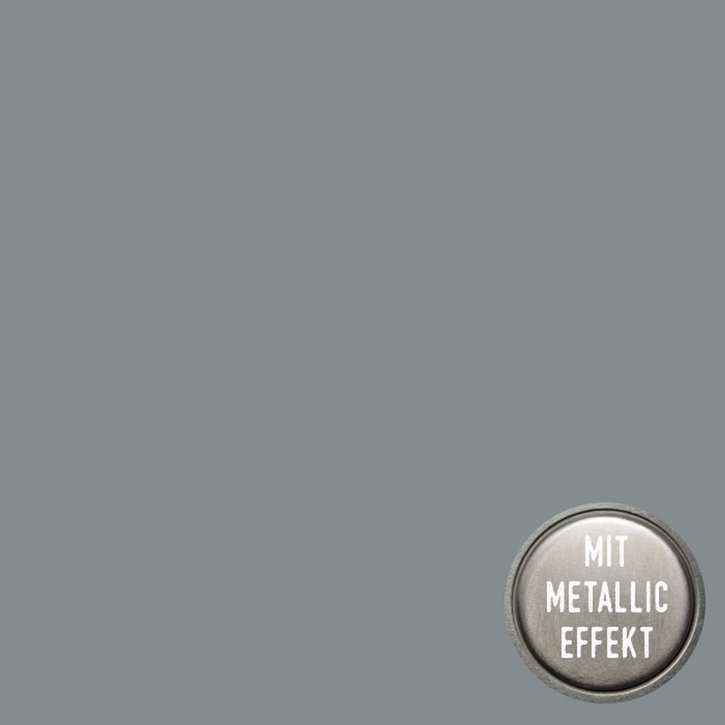 Graue Farbe mit Metallic-Effekt