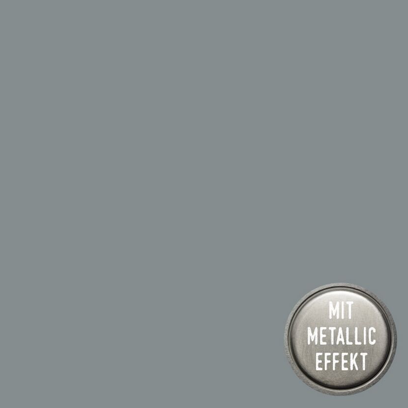 Graue Farbe mit Metallic-Effekt