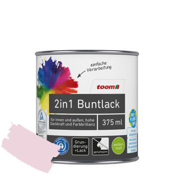 2in1 Buntlack 'Flamingo' rosa seidenmatt 375 ml