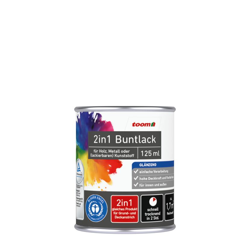 2in1 Buntlack 'Frühlingswiese' limettengrün glänzend 125 ml