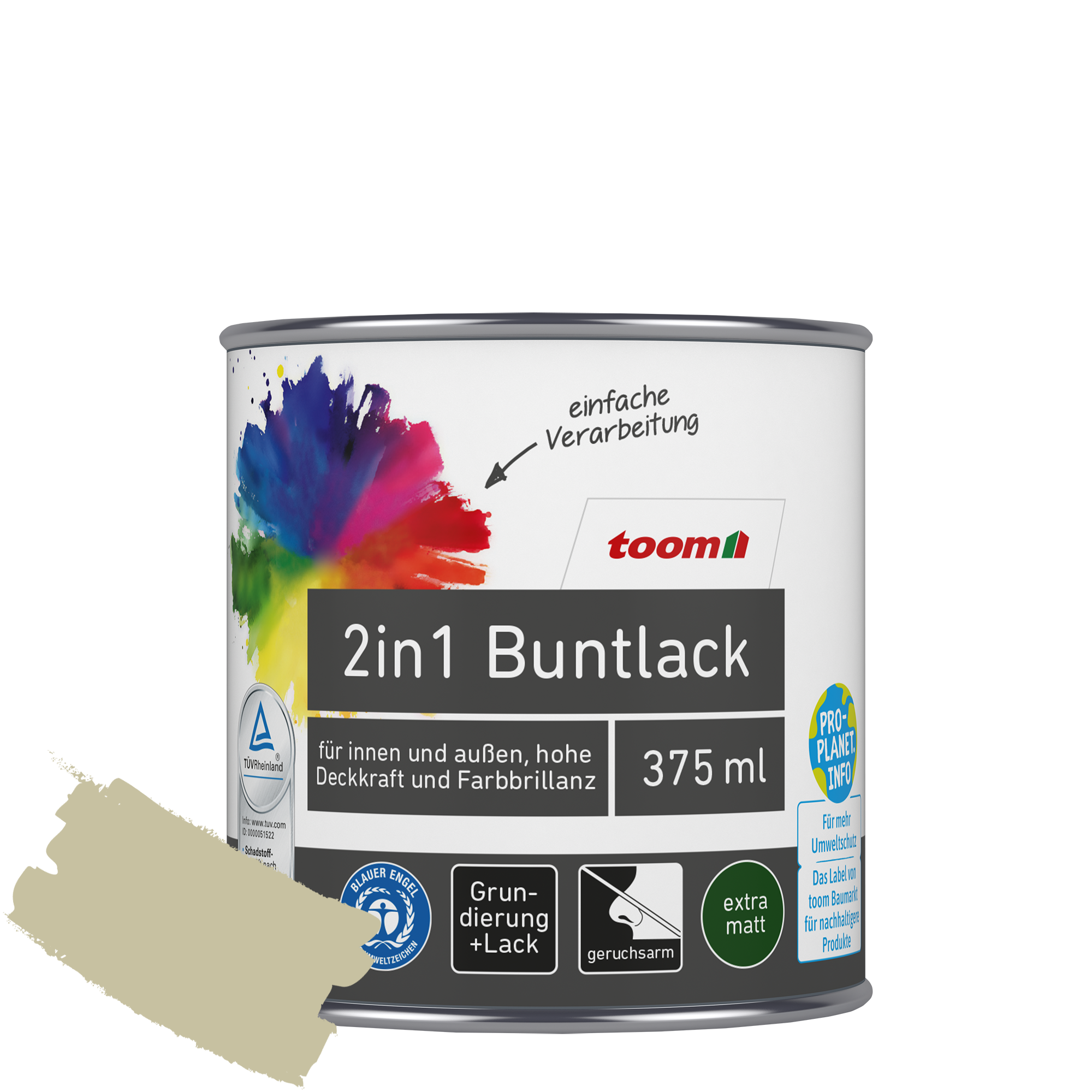 2in1 Buntlack 'Salbeiduft' zartgrün matt 375 ml + product picture