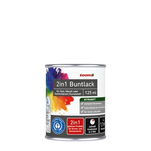 2in1 Buntlack 'Stadtgeflüster' silbergrau matt 125 ml