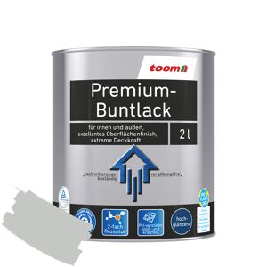 Premium-Buntlack lichtgrau glänzend 2 l