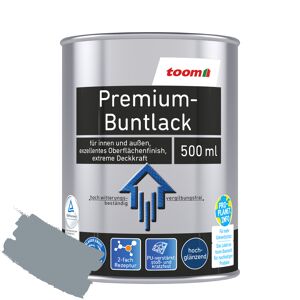 Premium-Buntlack silbergrau glänzend 500 ml