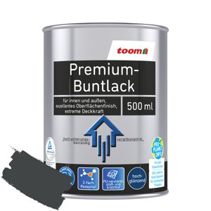 Premium-Buntlack grau glänzend 500 ml