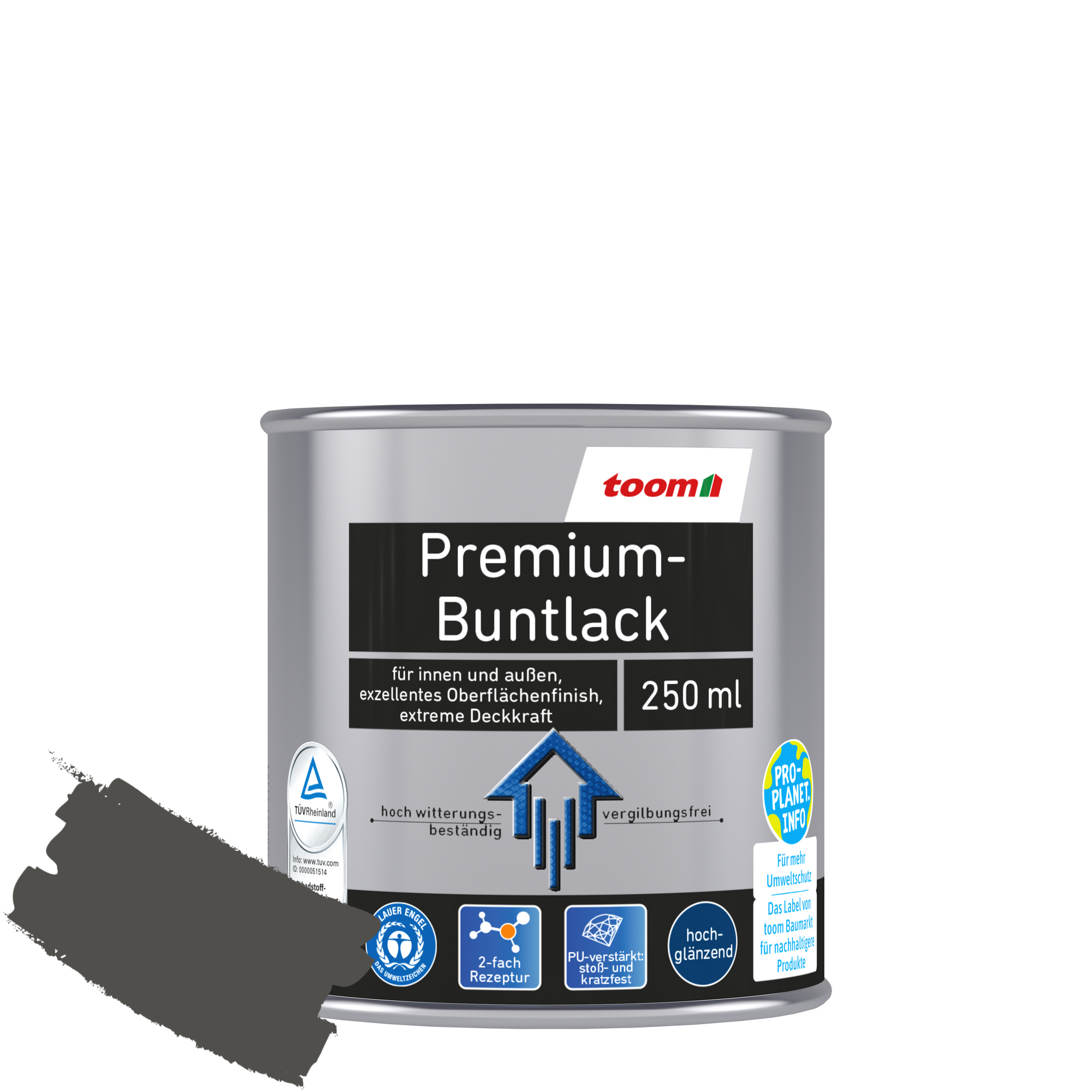 Premium-Buntlack silberfarben glänzend 250 ml + product picture