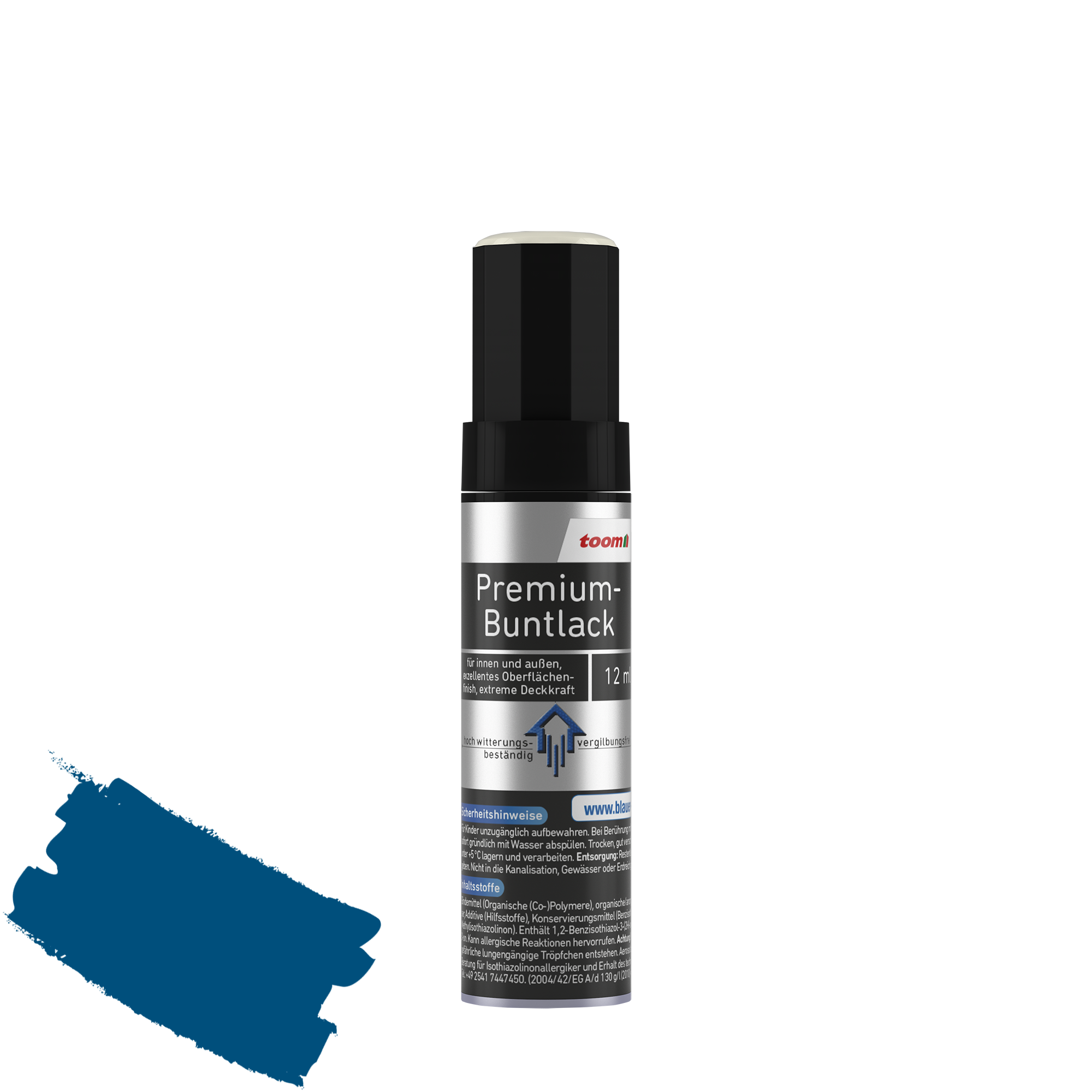 Premium-Buntlackstift enzianblau glänzend 12 ml + product picture