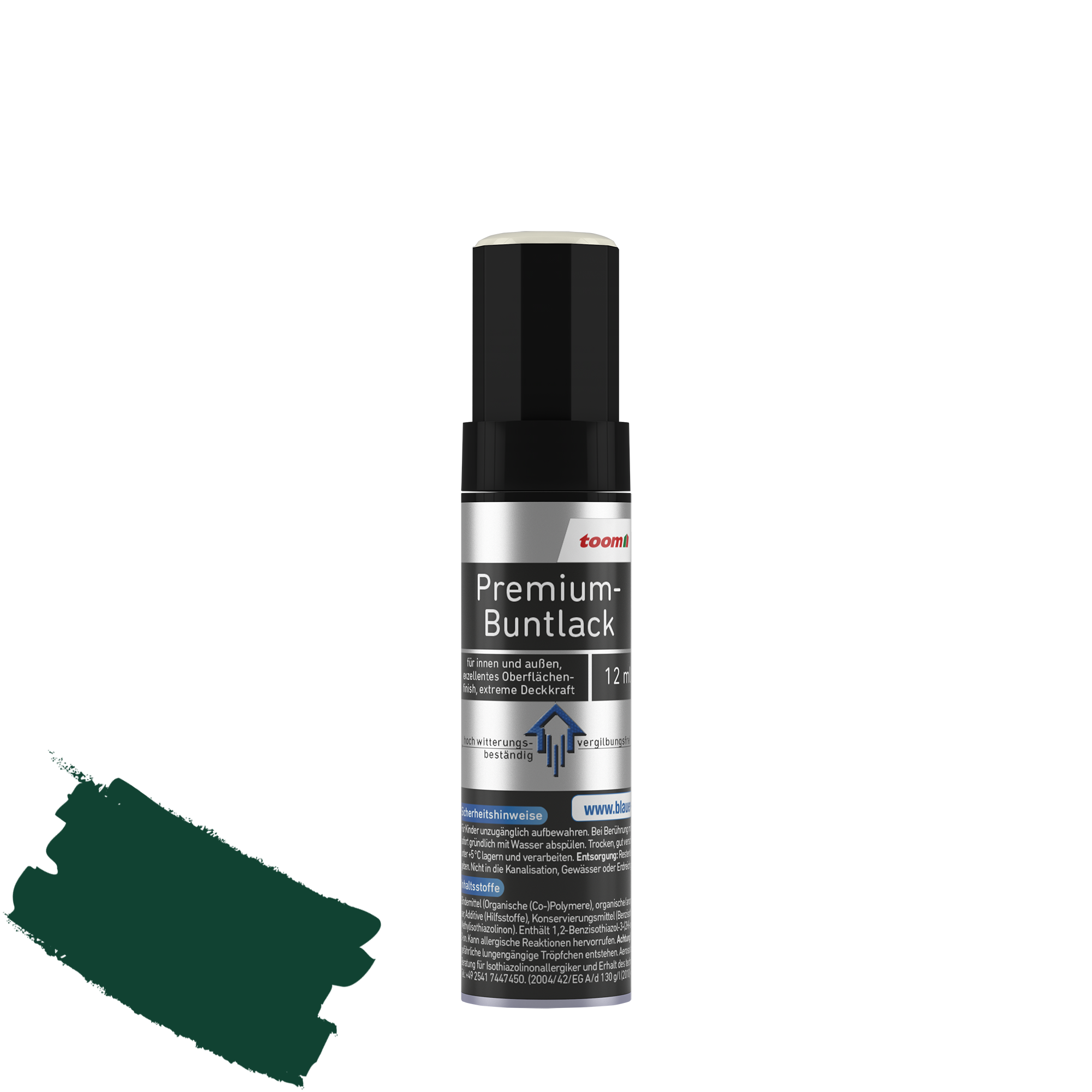 Premium-Buntlackstift moosgrün seidenmatt 12 ml