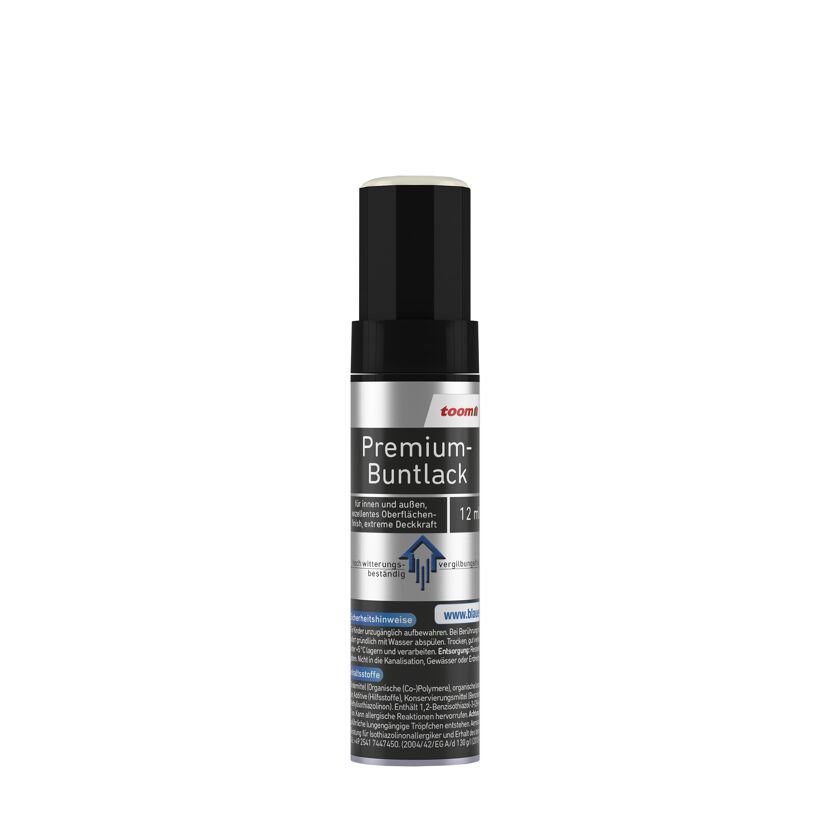 Premium-Buntlackstift enzianblau seidenmatt 12 ml