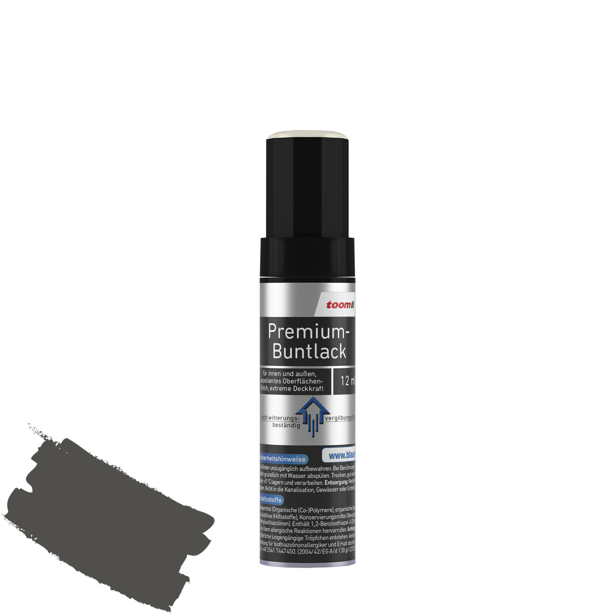 Premium-Buntlackstift silberfarben glänzend 12 ml