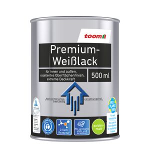 Premium-Weißlack seidenmatt 500 ml