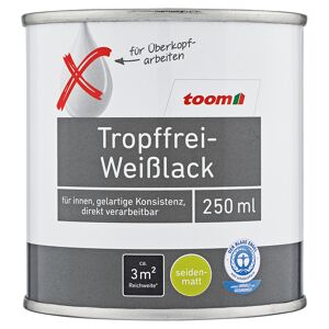 Tropffrei-Weißlack seidenmatt 500 ml