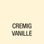 Cremige Vanille Farbe