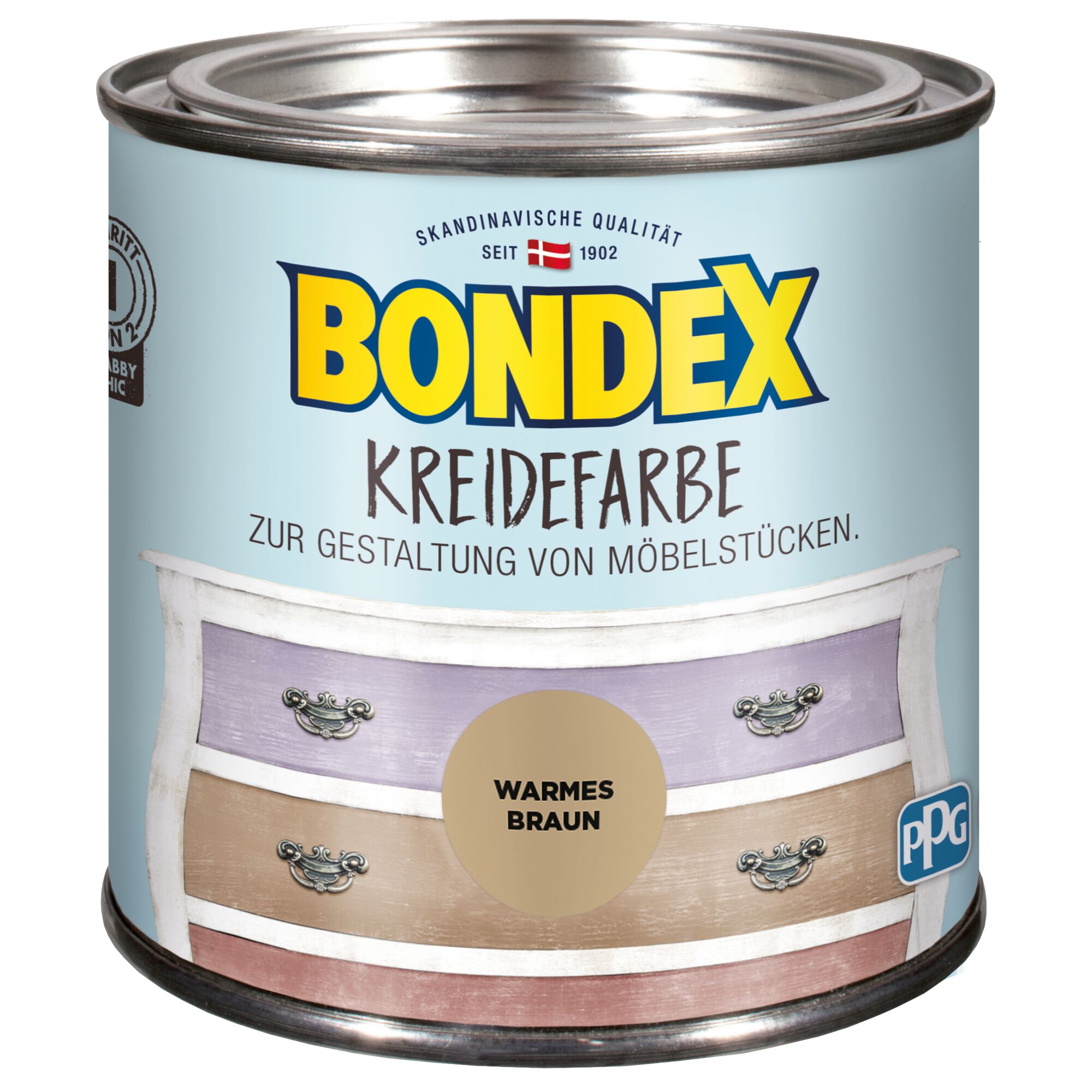 Bondex Kreidefarbe Warmes Braun