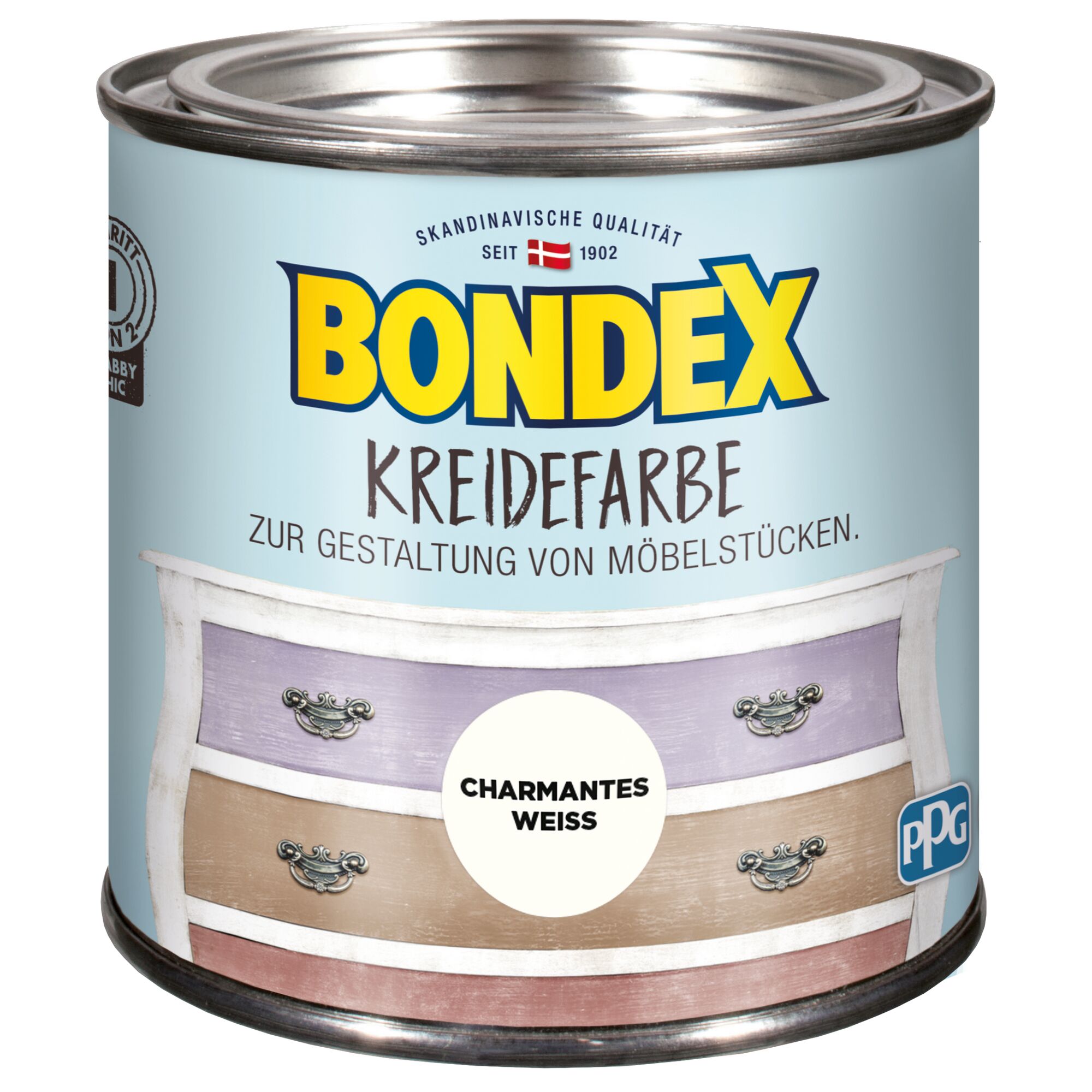 Bondex Kreidefarbe Charmant Weiß