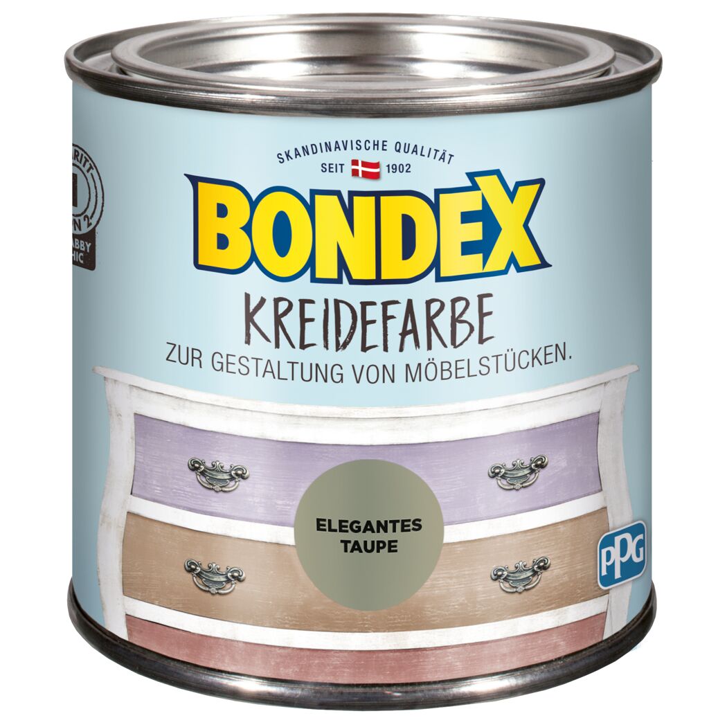 Kreidefarbe 'Elegantes Taupe' 500 ml