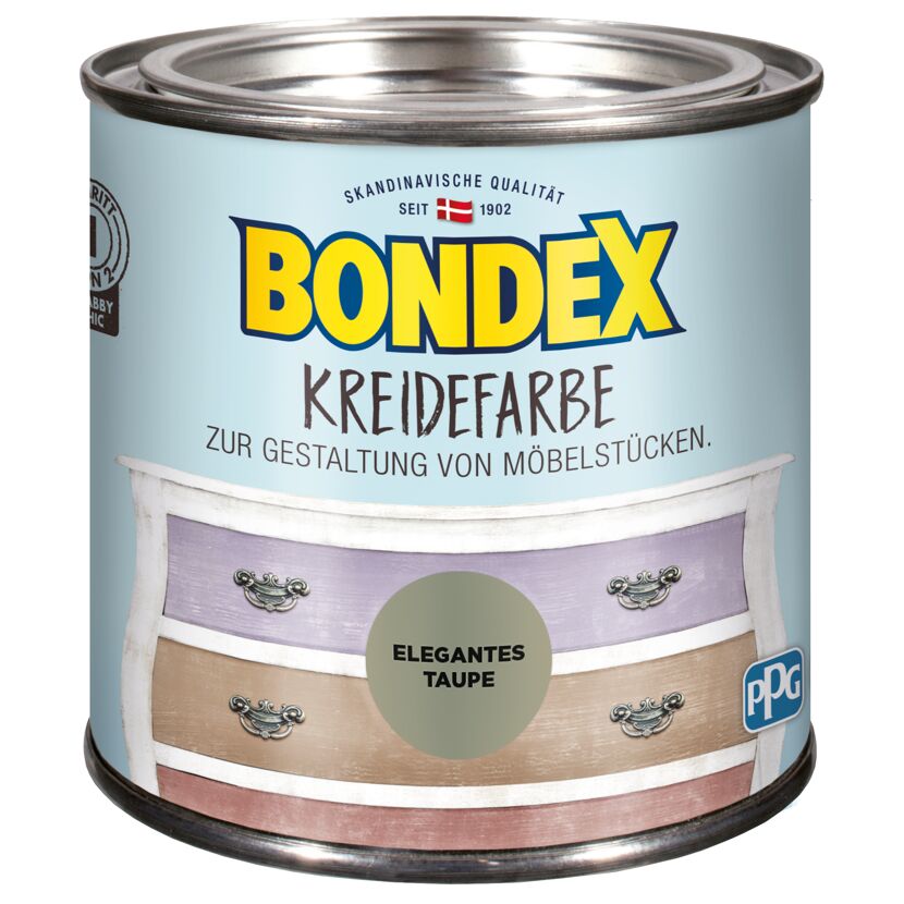 Kreidefarbe 'Elegantes Taupe' 500 ml