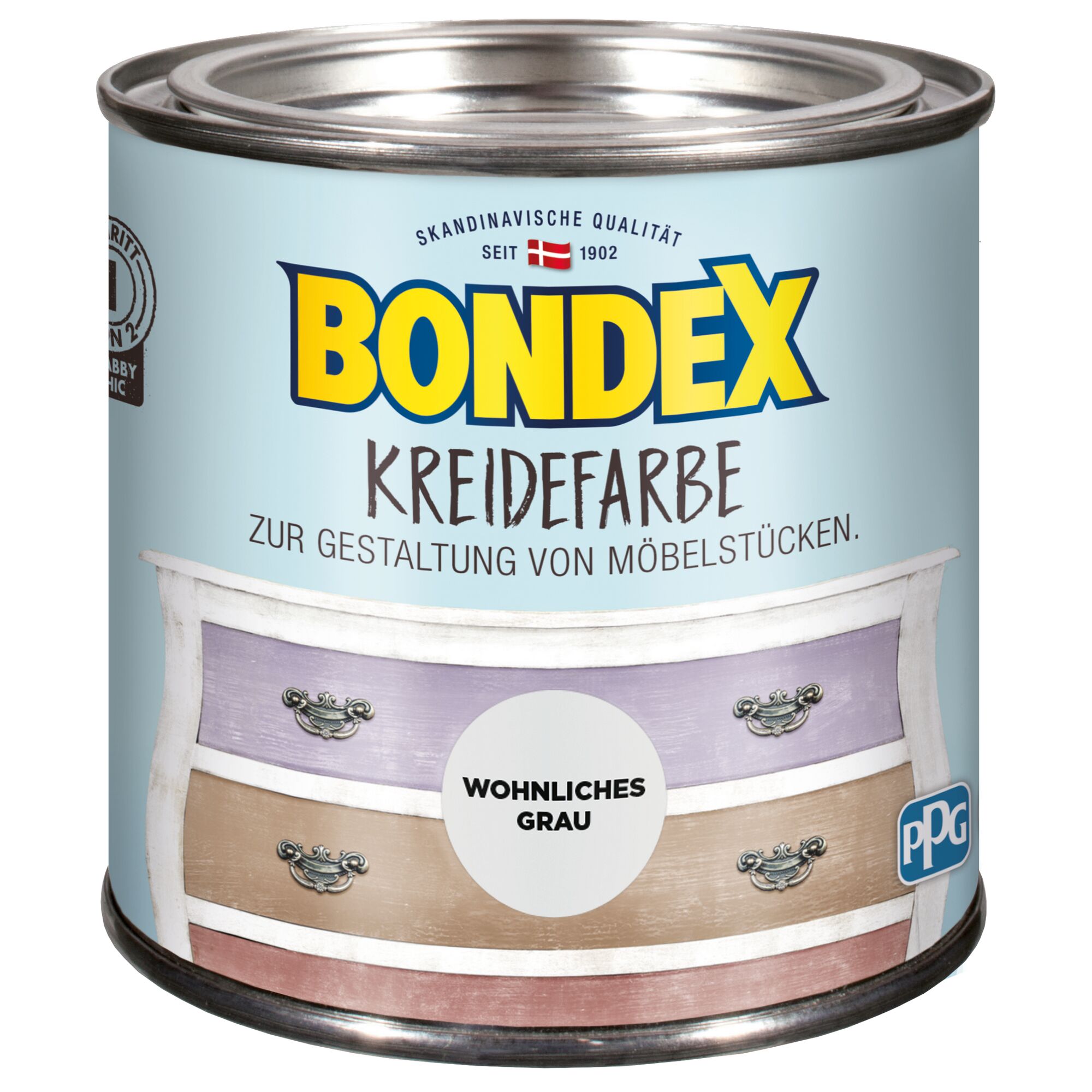 Bondex Kreidefarbe Wohnliches Grau