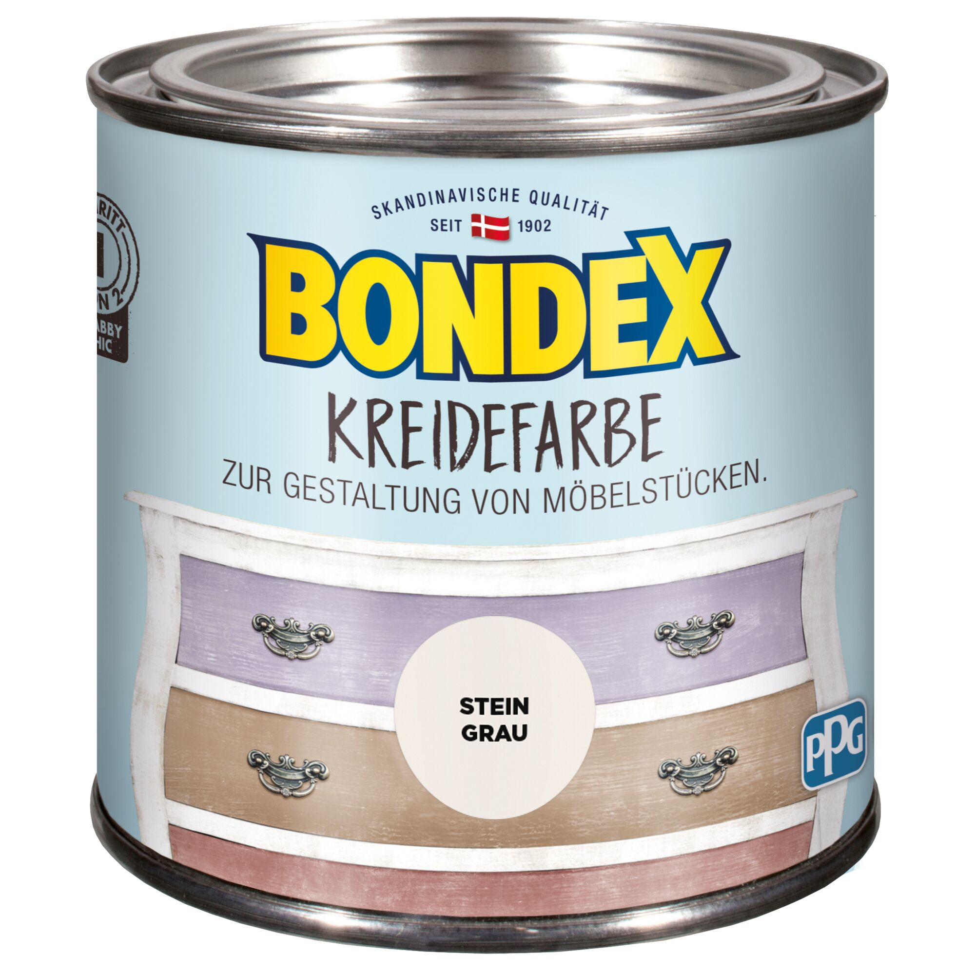 Bondex Kreidefarbe Steingrau