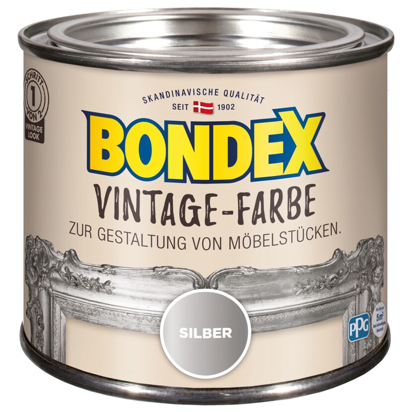 Bondex Vintage-Farbe Silber