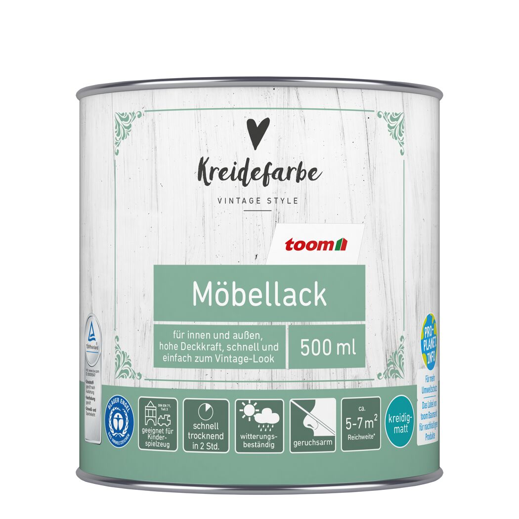 Kreidefarbe-Möbellack rosa matt 500 ml