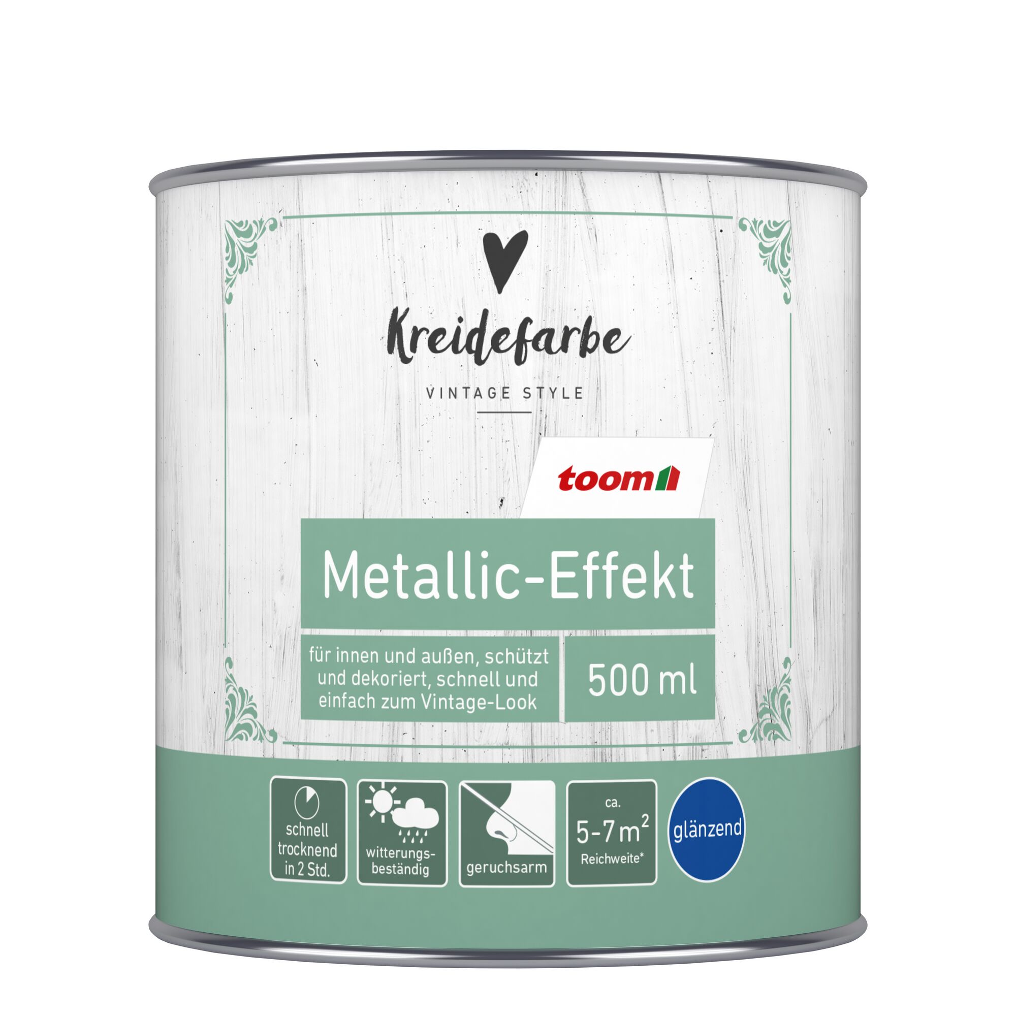 toom Kreidefarbe Metallic-Effekt Vintage Style