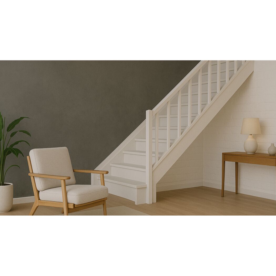 Renovierfarbe für Holzböden- und Treppen cremeweiß seidenmatt 1 l