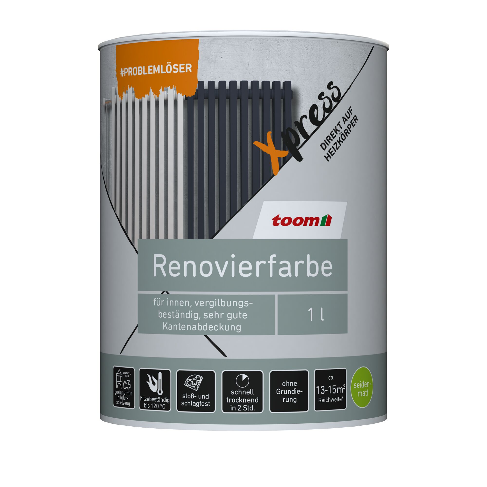 toom Renovierfarbe, 1 l Dose