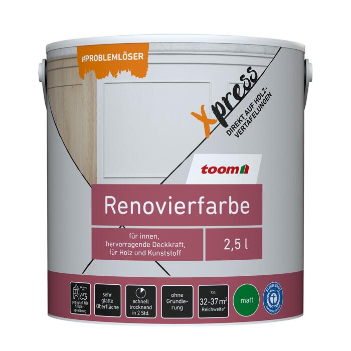 Toom Renovierfarbe Fur Holzvertafelungen Weiss Matt 2 5 L ǀ Toom Baumarkt