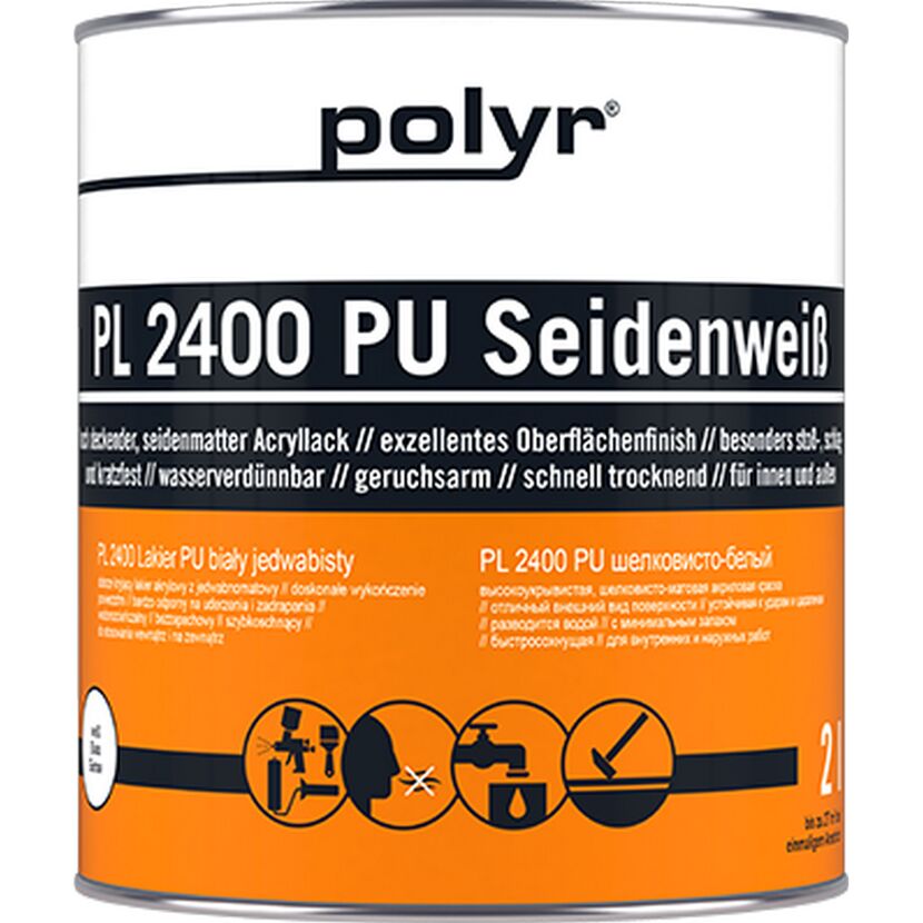 Weißlack seidenmatt 2 l