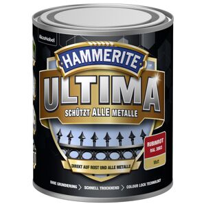 Metallschutzlack 'Ultima' RAL 3003 rubinrot matt 750 ml