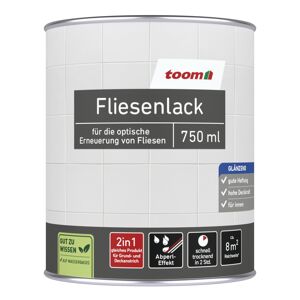 Fliesenlack weiß glänzend 750 ml