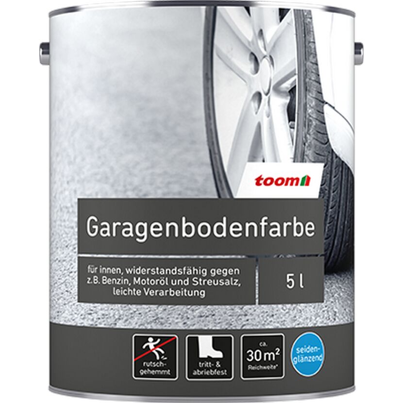 toom Garagenbodenfarbe, 5 l, silbergrau