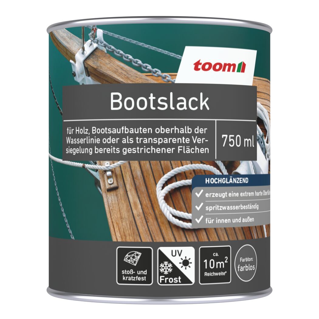 Bootslack transparent glänzend 750 ml