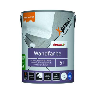Wandfarbe weiß online bestellen toom Baumarkt Wandfarbe weiß online bestellen toom Baumarkt