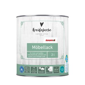 Kreidefarbe-Möbellack kreideweiß extramatt 2 l
