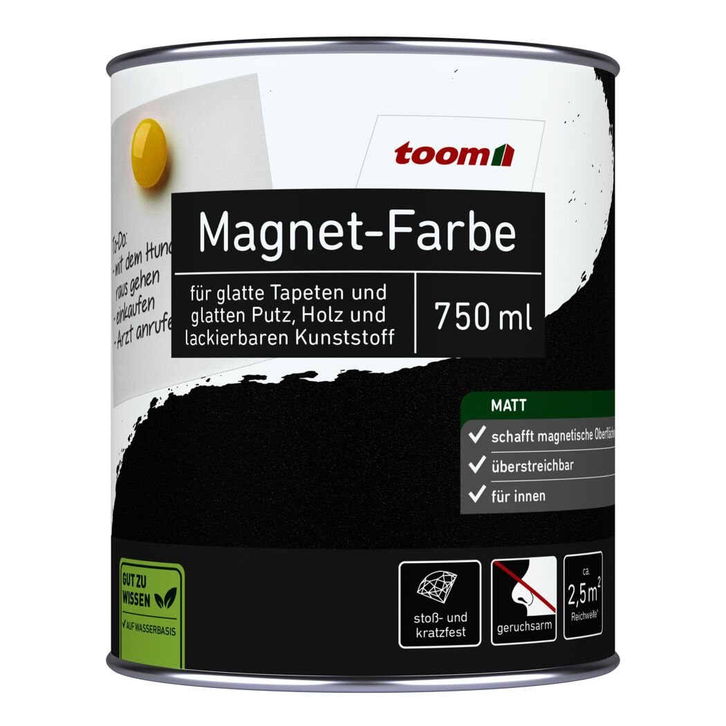 Magnet-Lack grau matt 750 ml