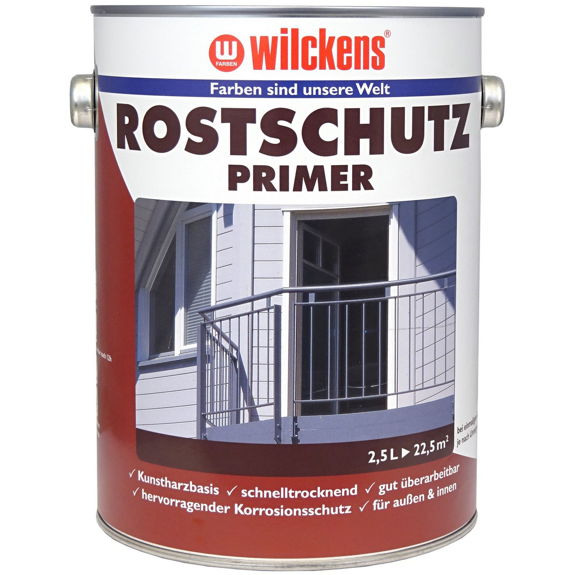 Wilckens Rostschutz-Primer auf einer Farbdose