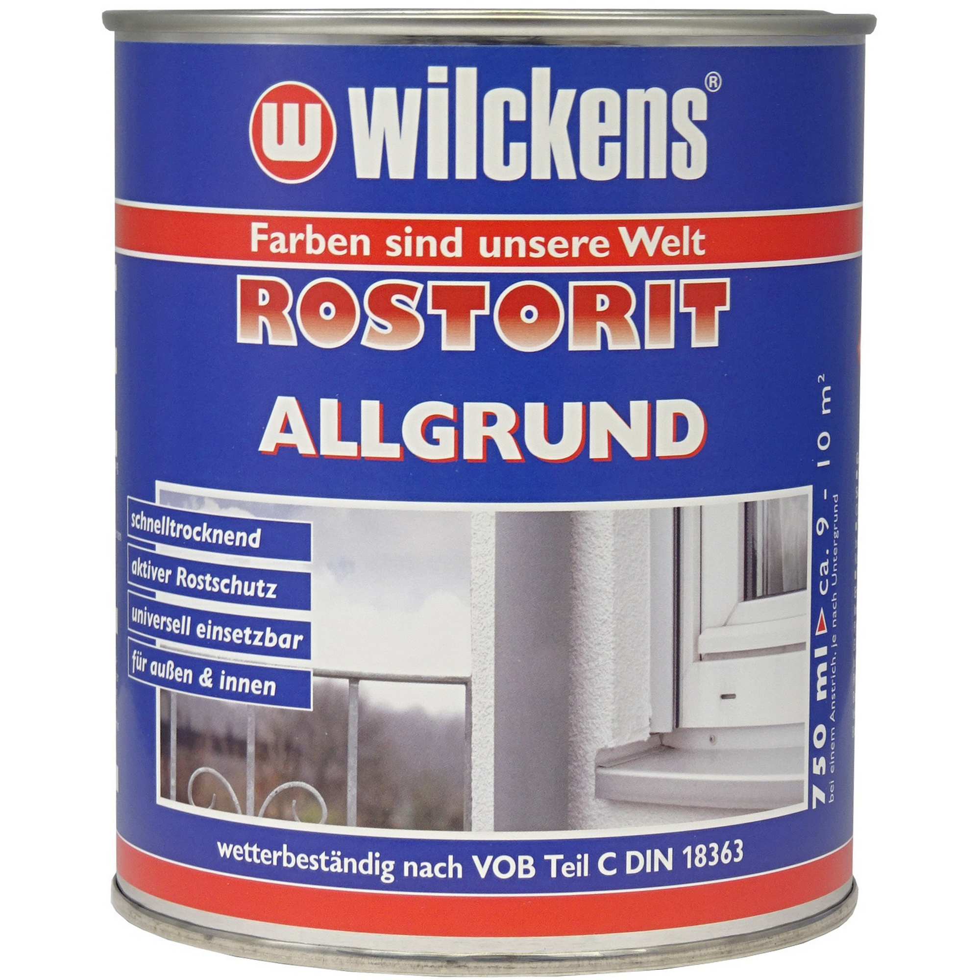 Metallschutzlack 'Rostorit' grau 750 ml + product picture