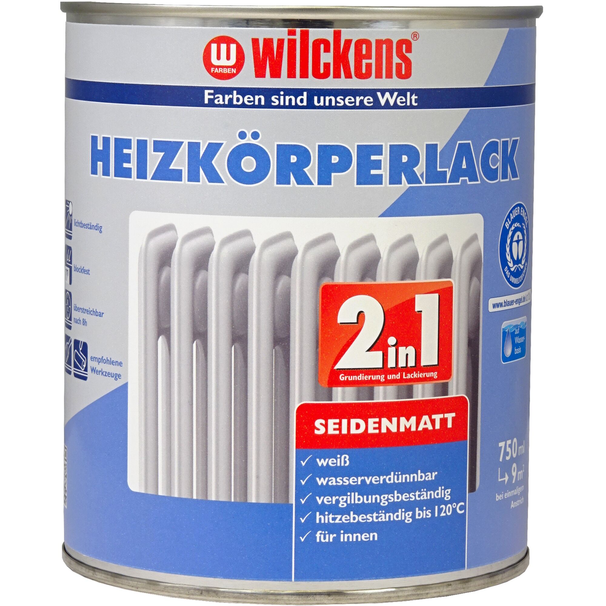 Wilckens Heizkörperlack weiß seidenmatt